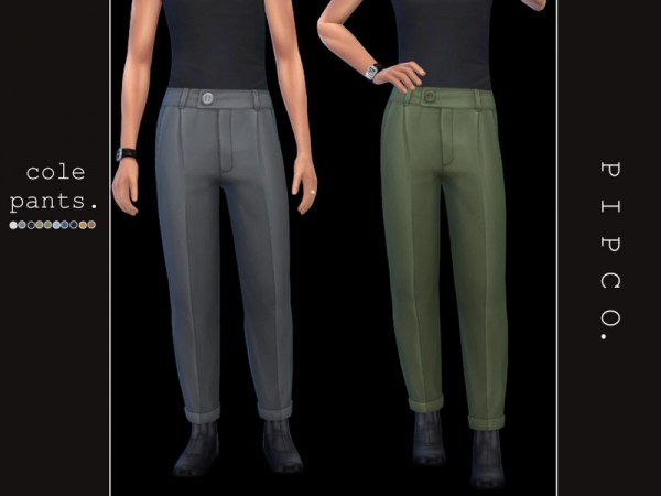  The Sims Resource: Cole pants by Pipco