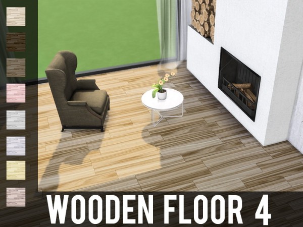  Models Sims 4: Wooden Floor