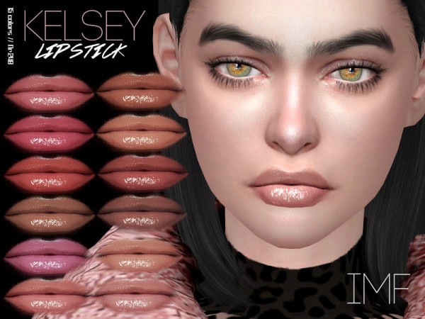  The Sims Resource: Kelsey Lipstick N.248 by IzzieMcFire