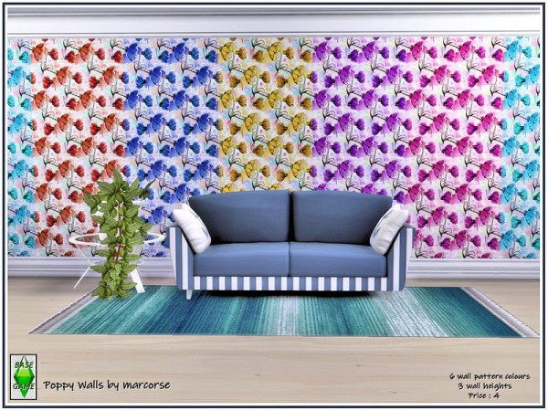  The Sims Resource: Poppy   Walls by marcorse