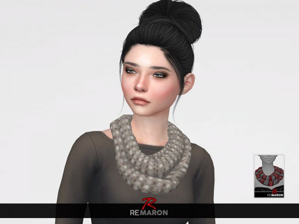  The Sims Resource: Scarf 01 for Women by remaron