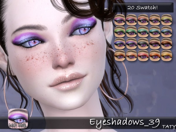  The Sims Resource: Eyeshadows  39 by Taty