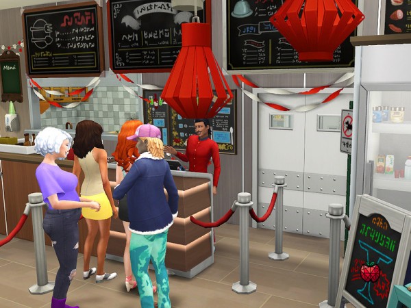  The Sims Resource: Callie restaurant by melapples