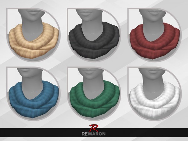  The Sims Resource: Scarf 01 for Women by remaron
