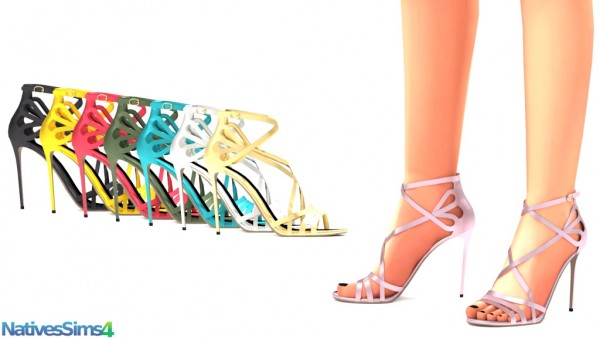  Natives Sims: Patent Leather Sandals