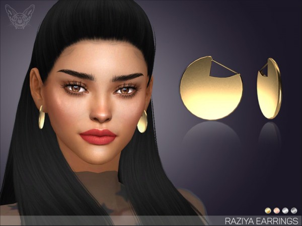  The Sims Resource: Raziya Earrings by feyona