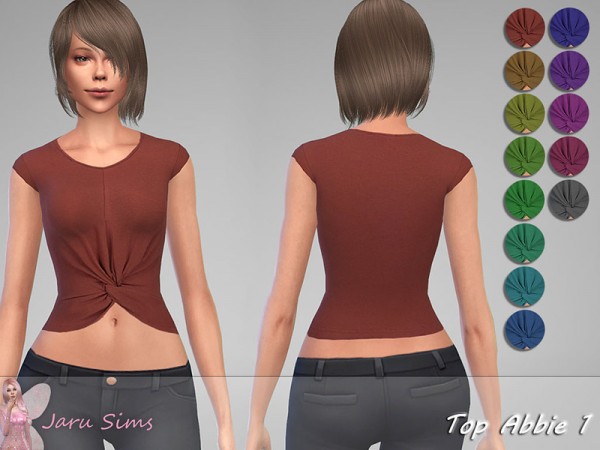  The Sims Resource: Top Abbie 1 by Jaru Sims