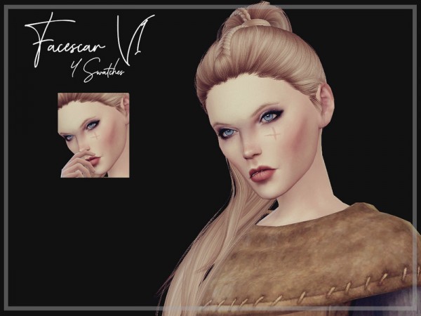  The Sims Resource: Facescar V1 by Reevaly