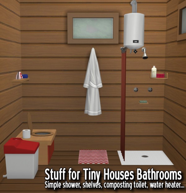 Around The Sims 4: Bathroom for Tiny Houses • Sims 4 Downloads