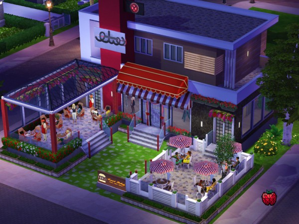  The Sims Resource: Callie restaurant by melapples