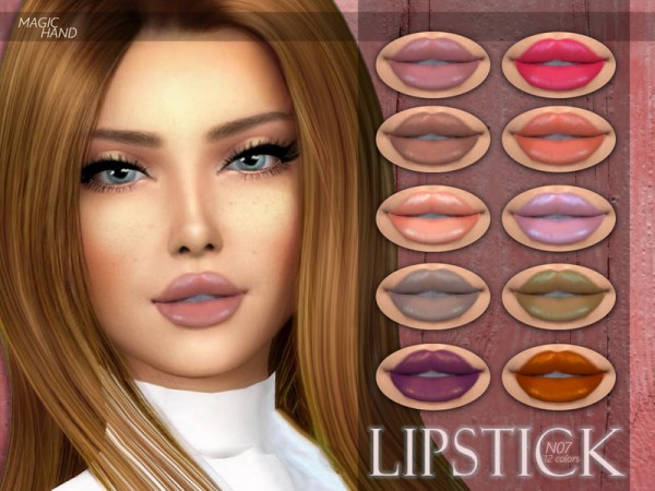  The Sims Resource: Lipstick N07 by MagicHand