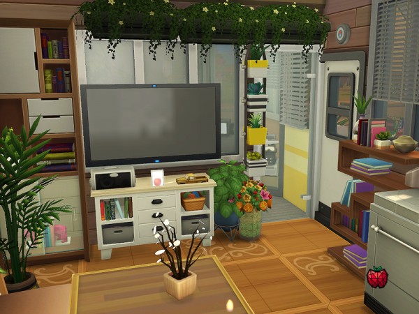  The Sims Resource: Olive   tiny home   no cc by melapples