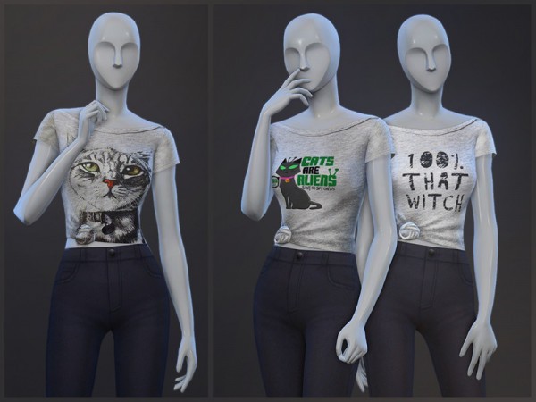  The Sims Resource: Rebellion t shirts by sugar owl