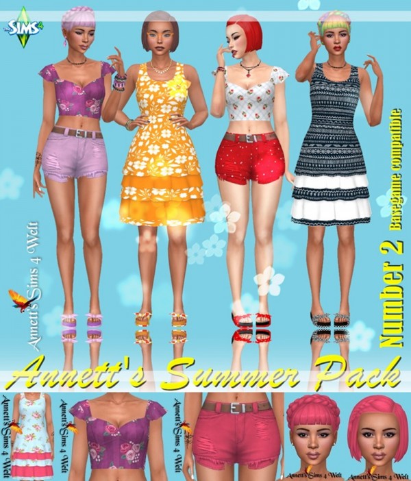  Annett`s Sims 4 Welt: Summer Pack   Number 2