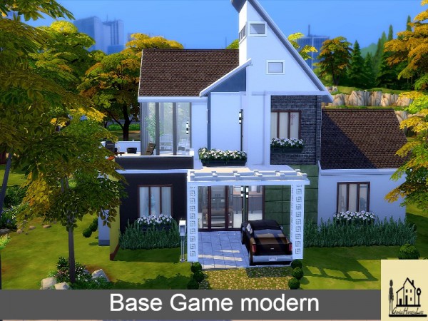  The Sims Resource: Base game modern   No cc by GenkaiHaretsu