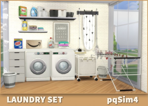  PQSims4: Laundry Set