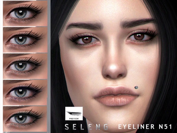  The Sims Resource: Eyeliner N51 by Seleng