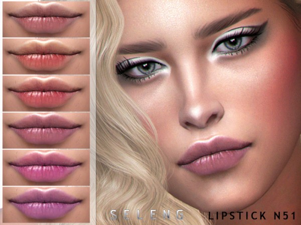  The Sims Resource: Lipstick N51 by Seleng