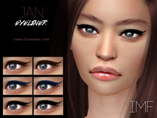  The Sims Resource: Jan Eyeliner N.81 by IzzieMcFire
