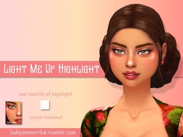  The Sims Resource: Light Me Up Highlight by LadySimmer94
