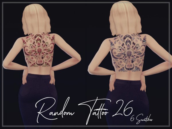  The Sims Resource: Random Tattoo 26 by Reevaly