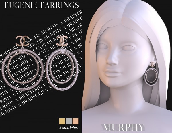 Murphy: Eugenie Earrings by Silence Bradfor