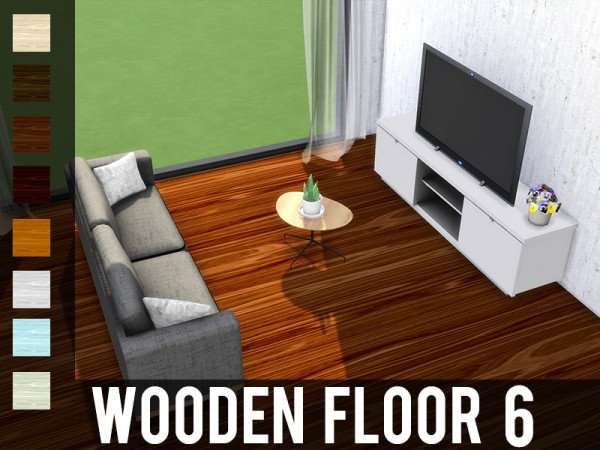  Models Sims 4: Wooden Floor