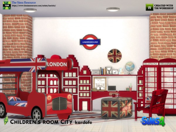  The Sims Resource: Childrens room City by kardofe