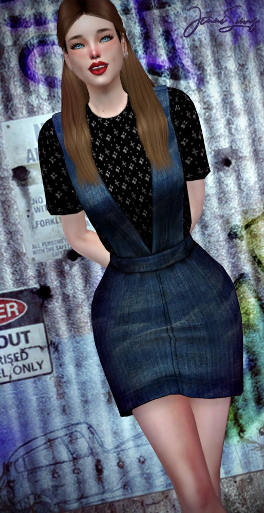  Jenni Sims: Base Game Compatible Dress