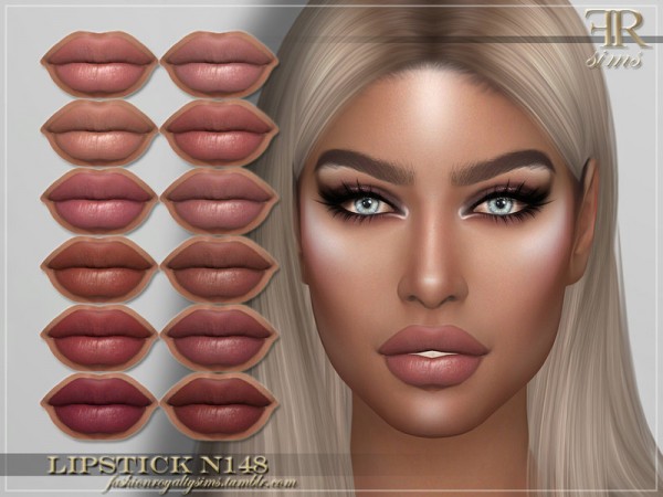  The Sims Resource: Lipstick N148 by FashionRoyaltySims
