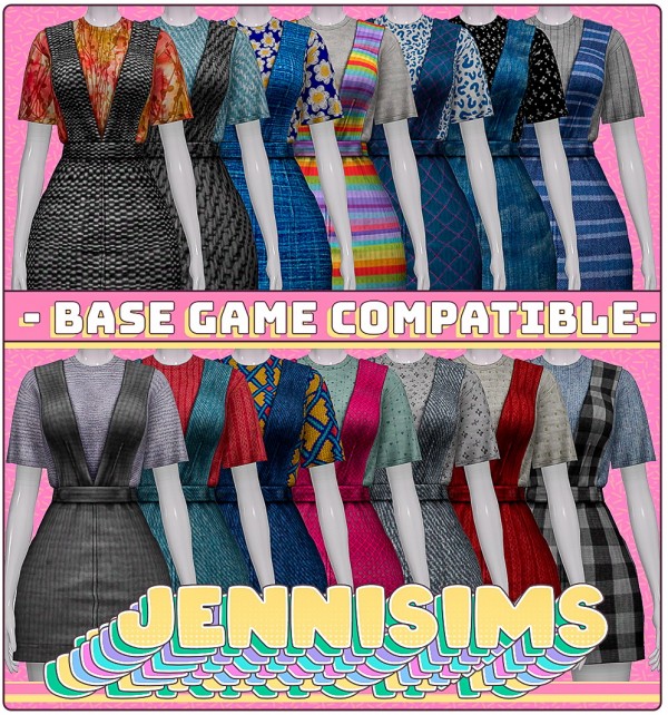  Jenni Sims: Base Game Compatible Dress