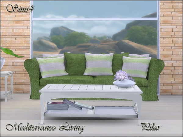  The Sims Resource: Mediterraneo Living by Pilar