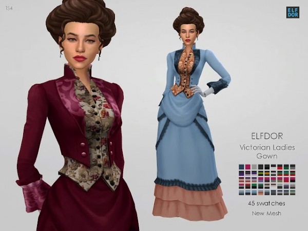  Elfdor: Victorian Ladies Gown