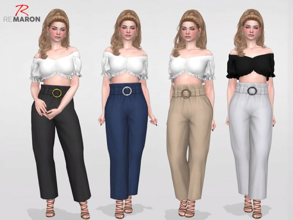  The Sims Resource: Pantalona Pants  by remaron