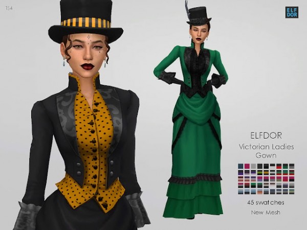 Elfdor: Victorian Ladies Gown
