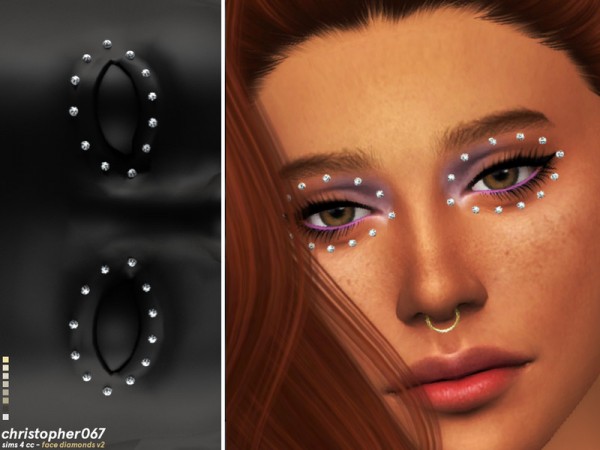  The Sims Resource: Face Diamonds V2 by Christopher067