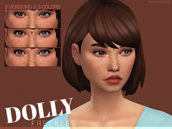  The Sims Resource: Dolly Freckles N5 by peachtreees