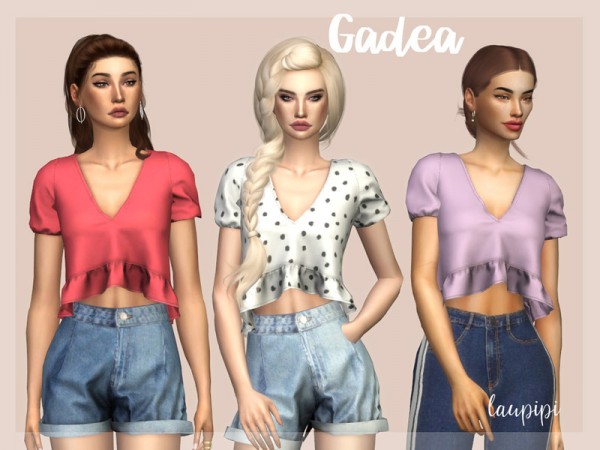  The Sims Resource: Gadea Top by Laupipi