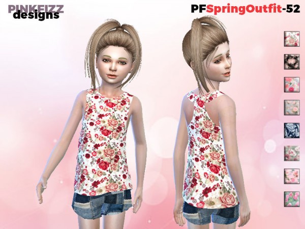  The Sims Resource: Spring Outfit by Pinkfizzzzz