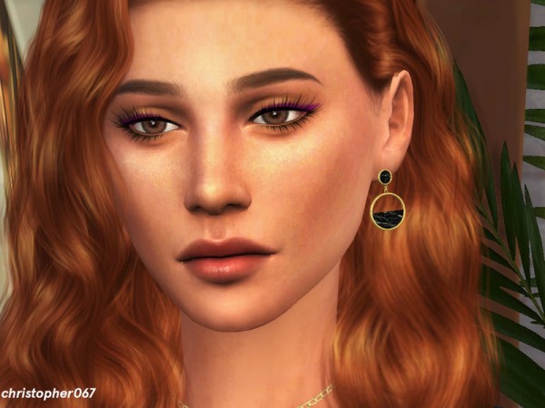  The Sims Resource: Material Girl Earrings by Christopher067