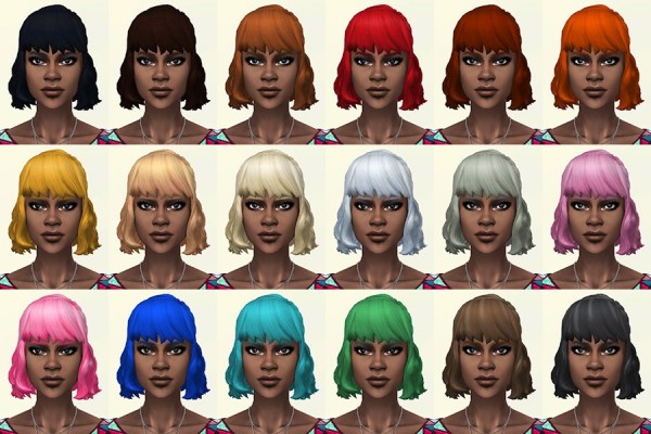  Sims Artists: Jackie Hairstyle