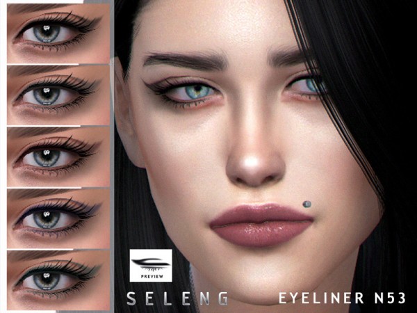  The Sims Resource: Eyeliner N53 by Seleng