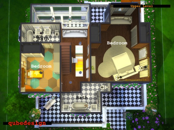  The Sims Resource: Cottage Am See   NOW furnished by QubeDesign