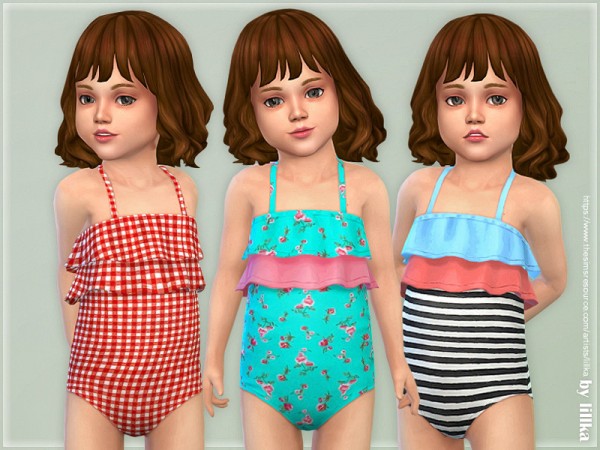  The Sims Resource: Toddler Swimsuit P09 by lillka