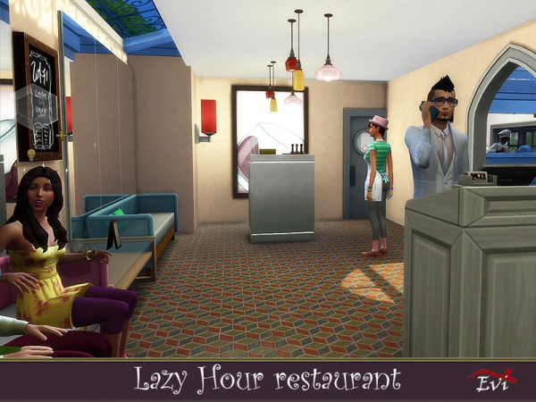  The Sims Resource: Lazy hour Restaurant by evi