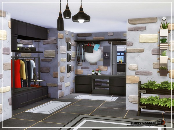  The Sims Resource: Simply modern house by Danuta720