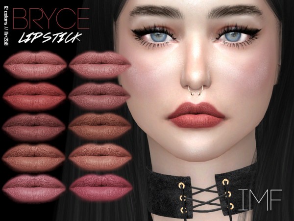  The Sims Resource: Bryce Lipstick N.250 by IzzieMcFire