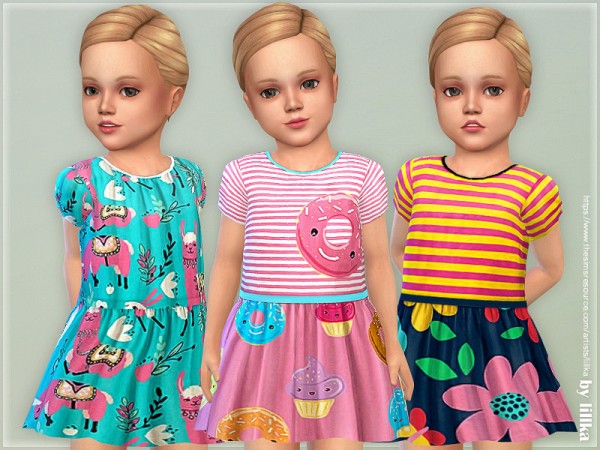  The Sims Resource: Toddler Dresses Collection P127 by lillka