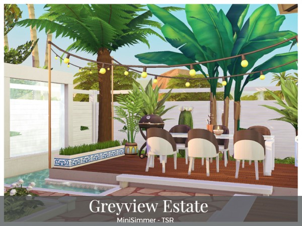  The Sims Resource: Greyview estate by Mini Simmer