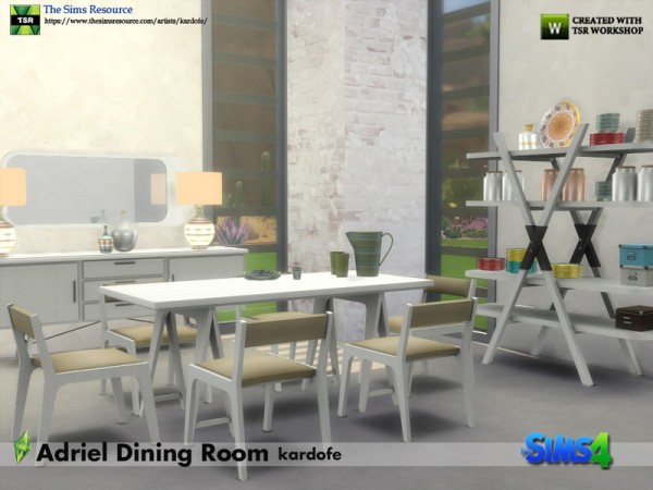 The Sims Resource: Adriel Diningroom by kardofe